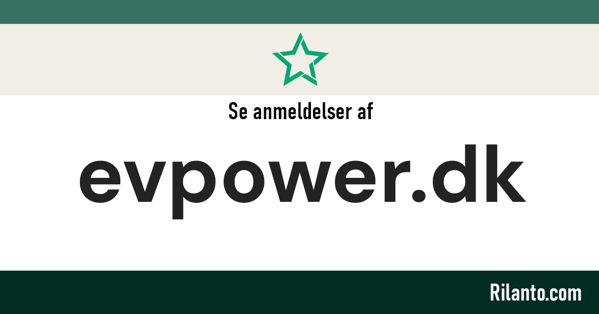 Anmeldelser af Evpower (Score: 4.5/5)